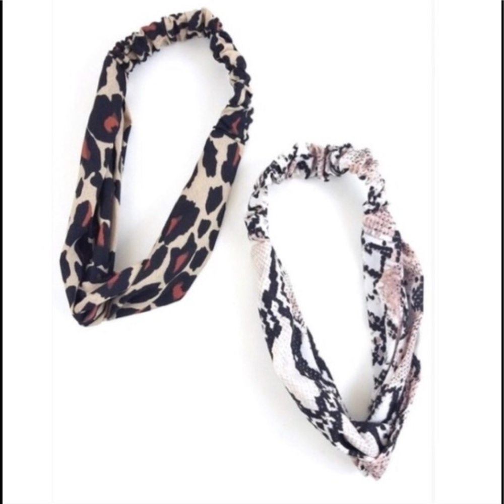 Animal Print Headband Headwraps - Picture 2 of 5